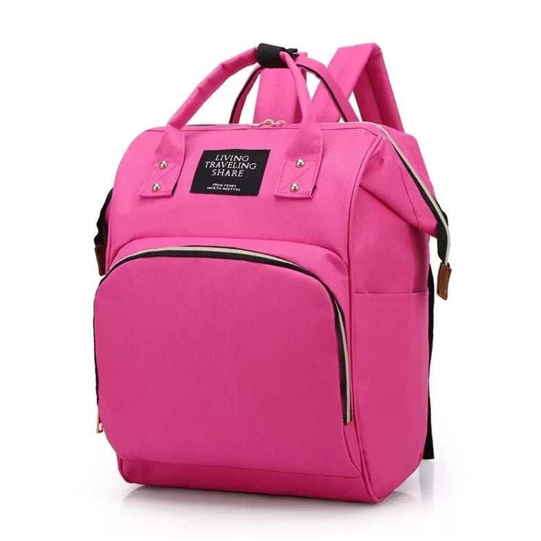 Bolsa de Maternidade Multifuncional Impermeável com Espaço Térmico para Mamadeiras