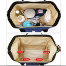 Mochila multifuncional de maternidade com compartimento termico igual lequeen