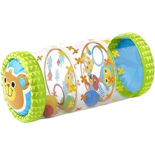 Rolo Inflável Chocalho Sensorial Brinquedo para Bebê
