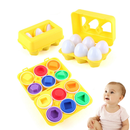 🧩 Brinquedo Educativo Infantil – Caixa de Ovos de Encaixar Formas e Cores