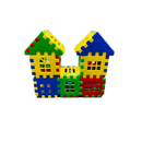 Bloquinhos De Monta Monta Infantil - Montar Casa, Cidades Predios Peças bem Firmes e Coloridas