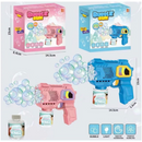 Brinquedo arminha de bolha de sabão colorido infantil - máquina de bolha de sabão