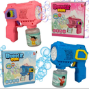Brinquedo arminha de bolha de sabão colorido infantil - máquina de bolha de sabão
