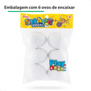 🧩 Brinquedo Educativo Infantil – Caixa de Ovos de Encaixar Formas e Cores