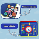 Maleta Atividade Coordenação Sensorial Montessori Infantil Alta Qualidade