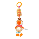 Móbile Sensorial para Carrinho de Bebê com Mordedor e Chocalho – Pelúcia Infantil