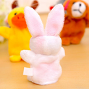 10Pcs Small Animal Finger Puppet Doll Baby Hand Educational Toy Cartoon Girl Boy Cute Family