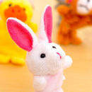 10Pcs Small Animal Finger Puppet Doll Baby Hand Educational Toy Cartoon Girl Boy Cute Family