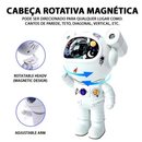 Luminaria Projetor De Luz Astronauta Lua Bluetooth Alto Falante Galaxy Ligth Estrelas Cor Da Estrutura Branco 110v/220