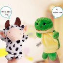 10Pcs Small Animal Finger Puppet Doll Baby Hand Educational Toy Cartoon Girl Boy Cute Family